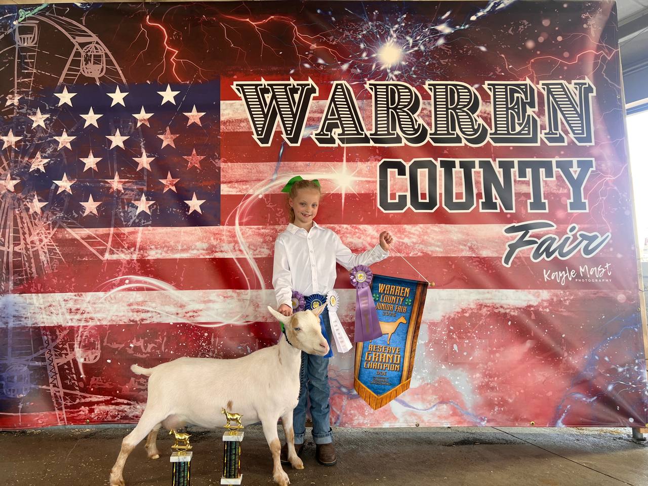 Reserve champion at Warren County Fair